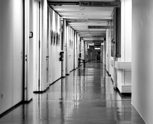 hospital corridor